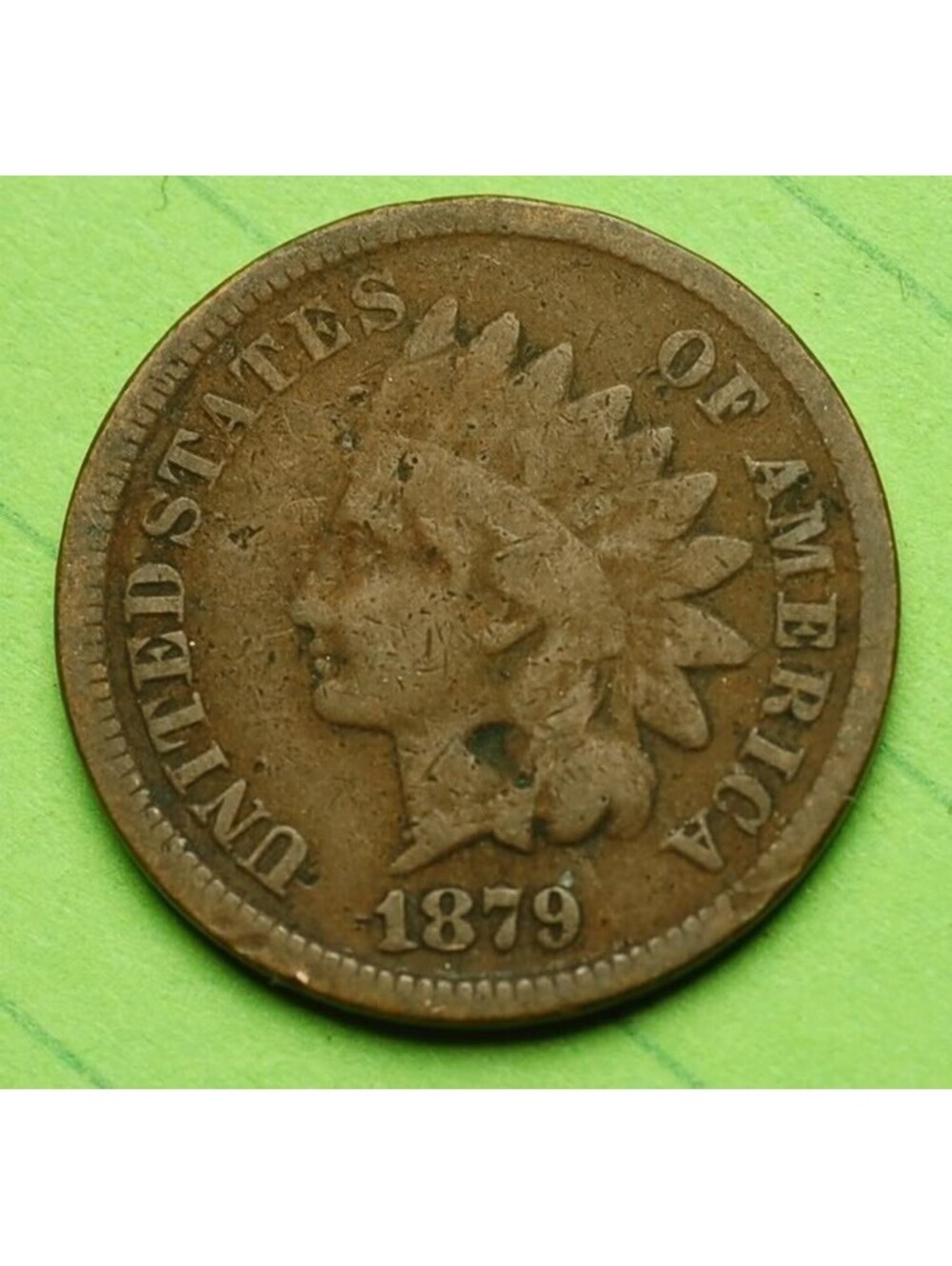 W537 1879 Indian Head Cent Penny 1c - Check Out Our Store old coin money collect
